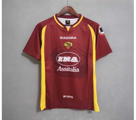 Roma 97/98 Home Red Soccer Jersey